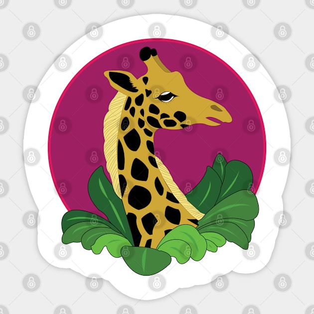 Giraffe Sticker by DickinsonDesign